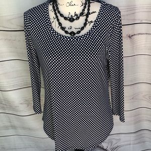 Chico’s polka dot top🌴NWT